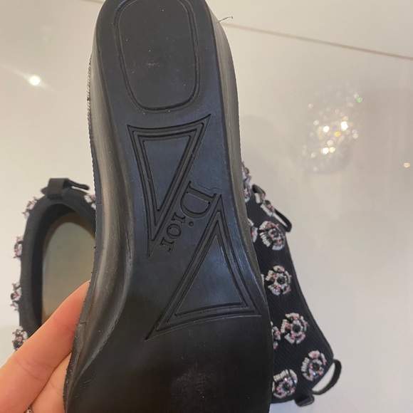 Black Christian Dior Slip On Sneakers - Picture 13 of 13